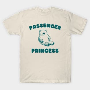 Passenger Princess, Y2K Clothing, Cartoon Meme Top, Gift For Her Y2K T-Shirt